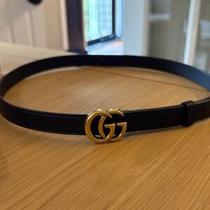 Authentic Gucci Marmont Belt skinny size 90